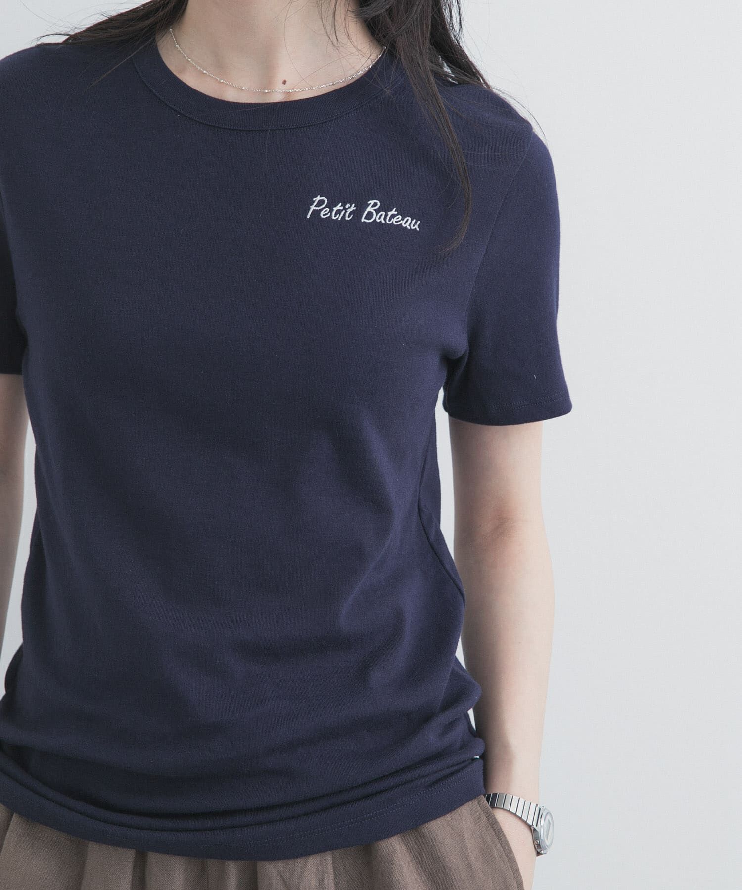 URBAN RESEARCH DOORS「『別注』PETIT BATEAU&times;DOORS　EMBROIDERYT-SHIRTSCU」|Tシャツ・カットソー|
