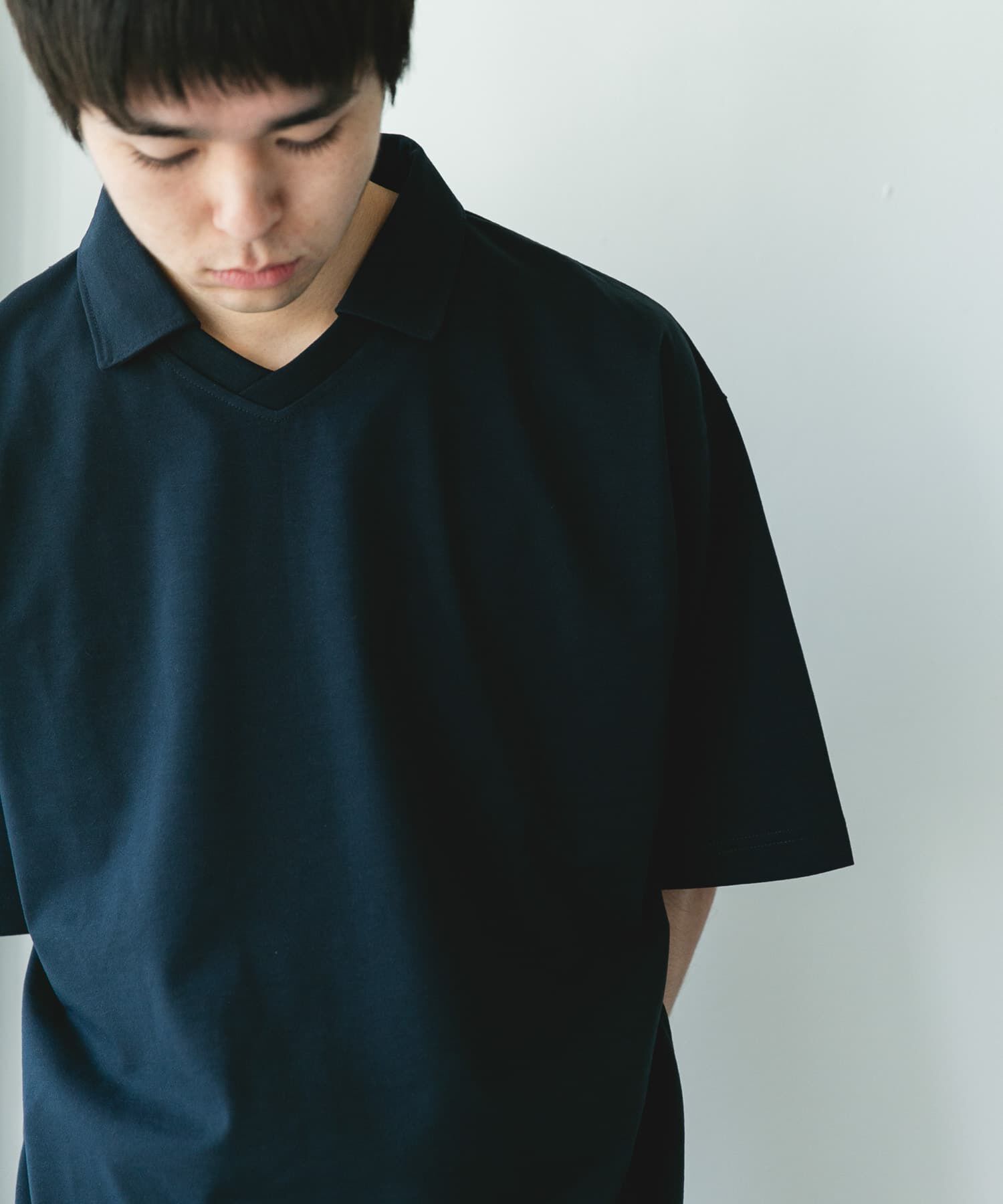 URBAN RESEARCH DOORS「『吸水速乾/防ｼﾜ/抗ﾋﾟﾘﾝｸﾞ/UVｶｯﾄ/ｲｰｼﾞｰｹｱ』DRYMIX Vﾈｯ  」|Tシャツ・カットソー|