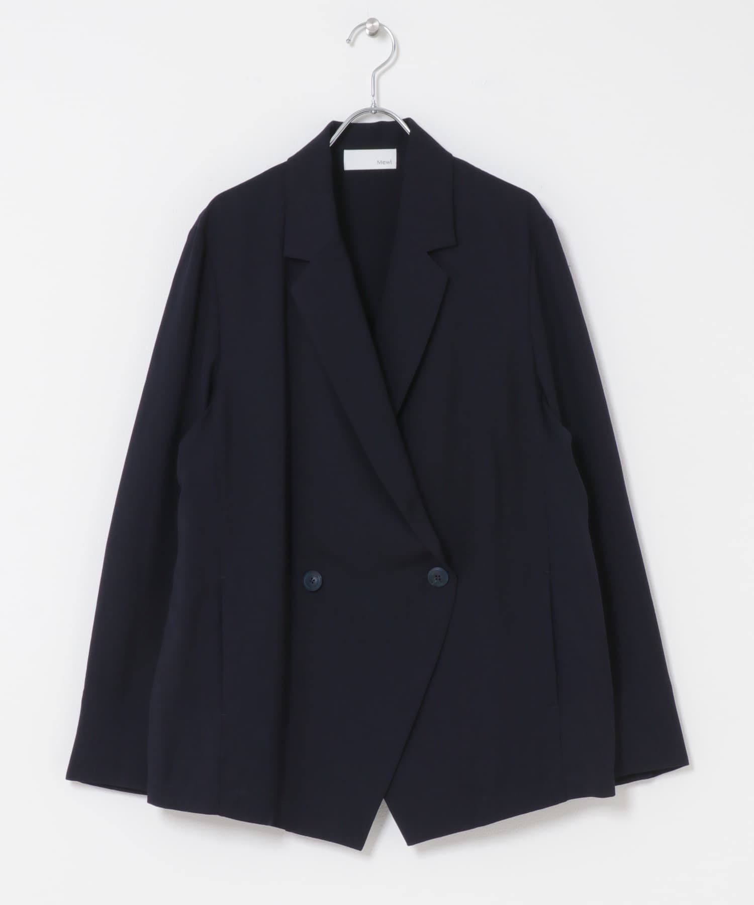URBAN RESEARCH ROSSO「Mewl　シアーテーラードシャツジャケット」|その他|ネイビー