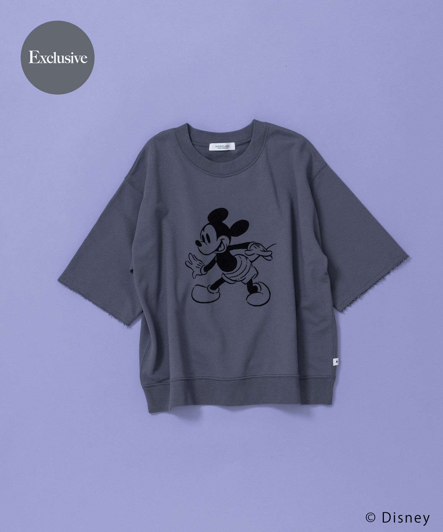 Sonny Label 「別注/DISNEY/スウェットTシャツ」|Tシャツ・カットソー|ネイビー
