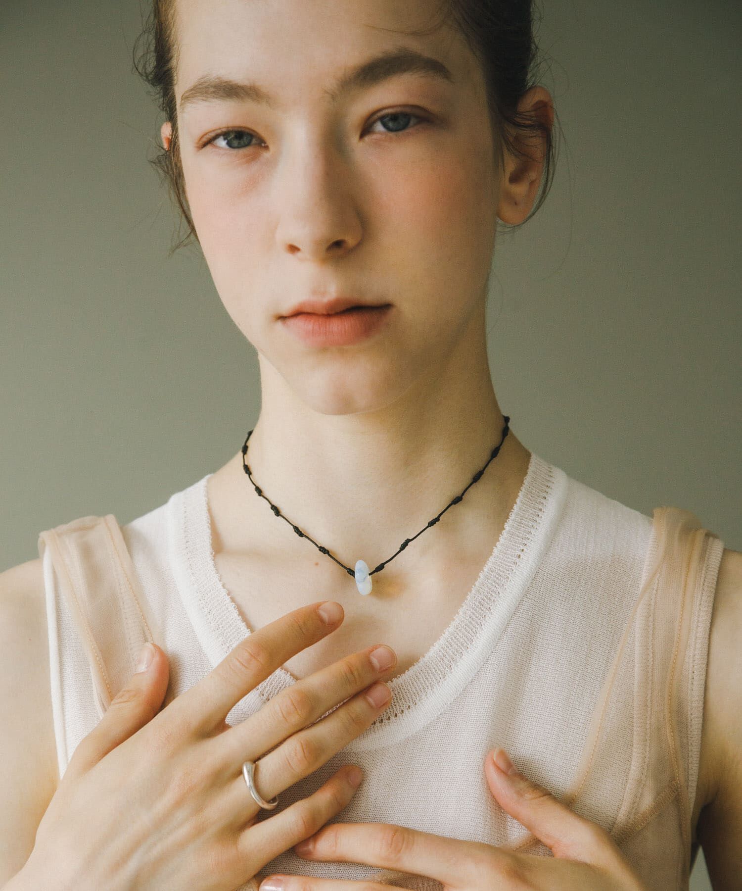 URBAN RESEARCH「decor『デコール』　TIE CODE NECKLACE」|ネックレス|ブラック