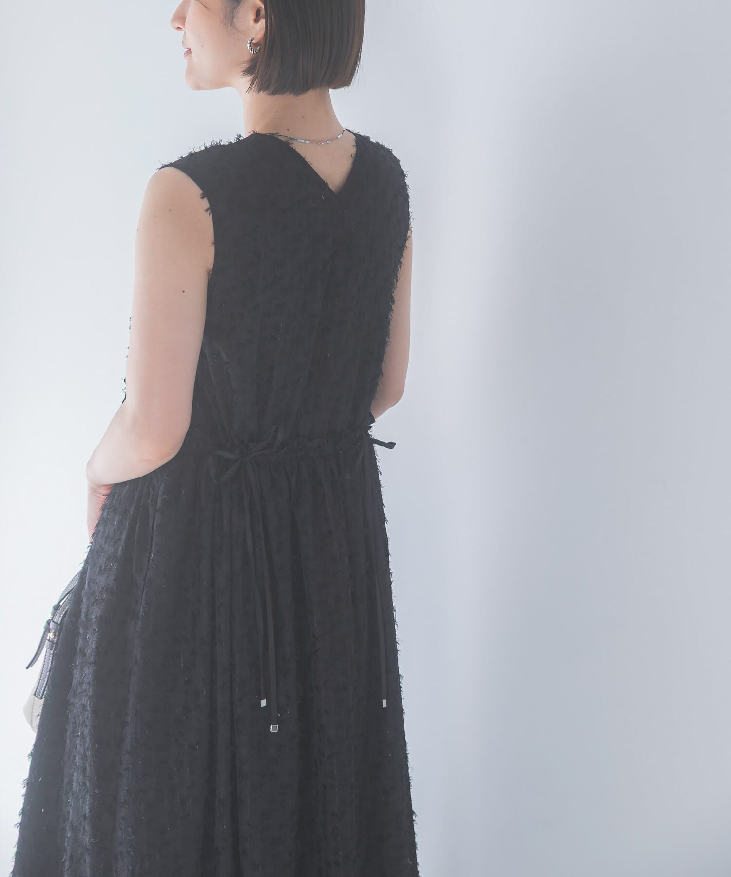 URBAN RESEARCH ROSSO「カットジャガードVネックワンピース」|ワンピース|