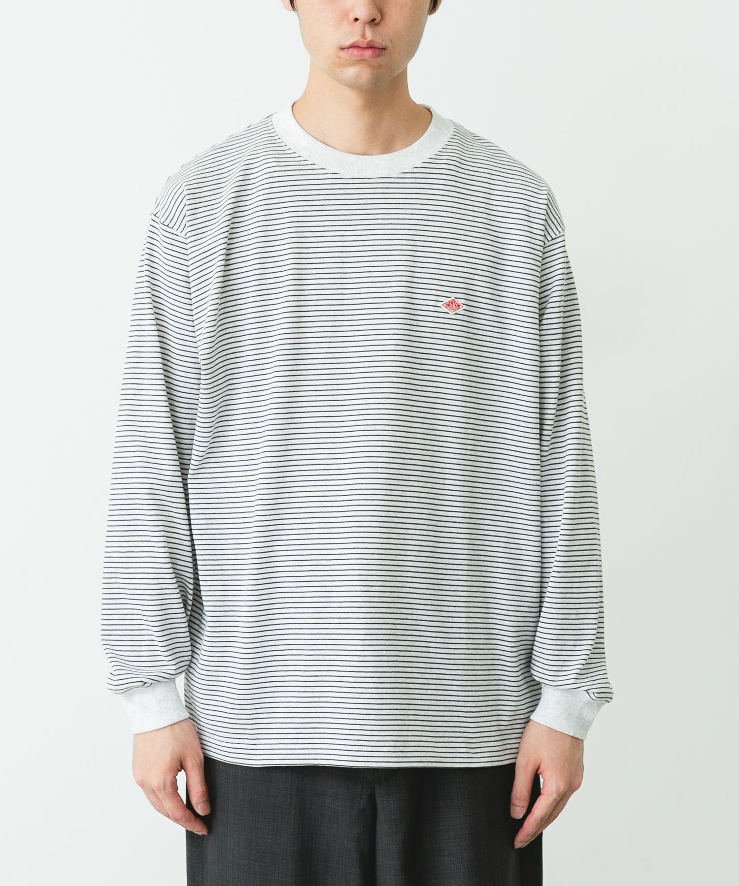 URBAN RESEARCH DOORS「DANTON　LONG SLEEVE T-SHIRTS」|Tシャツ・カットソー|ホワイト系その他