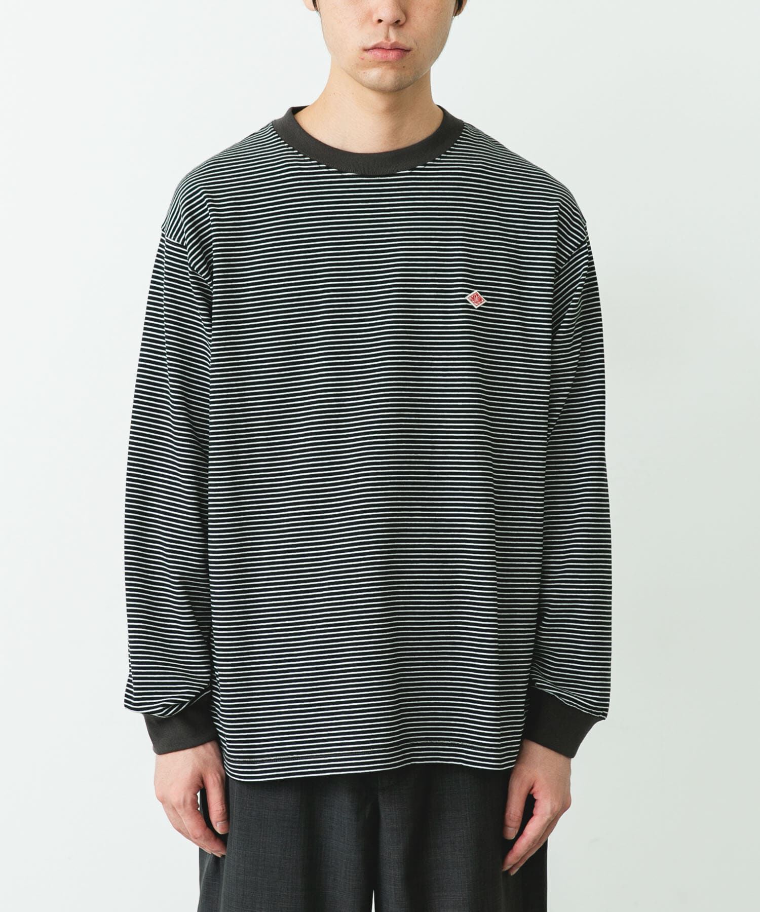 URBAN RESEARCH DOORS「DANTON　LONG SLEEVE T-SHIRTS」|Tシャツ・カットソー|ブラック系その他