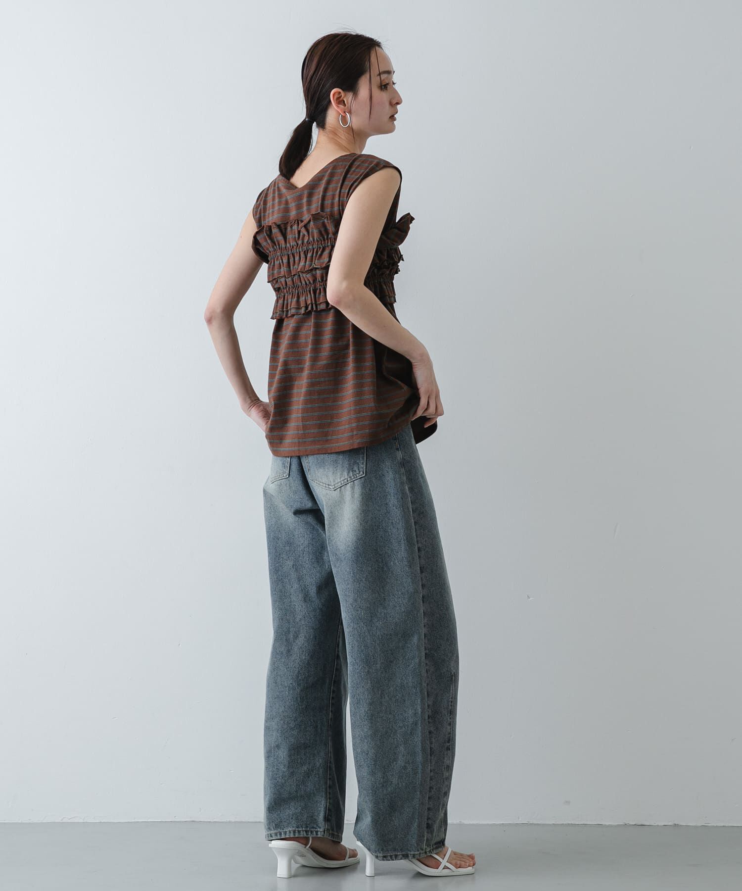 SENSE OF PLACE by URBAN RESEARCH「ボーダーカットビスチェセット」|Tシャツ・カットソー|