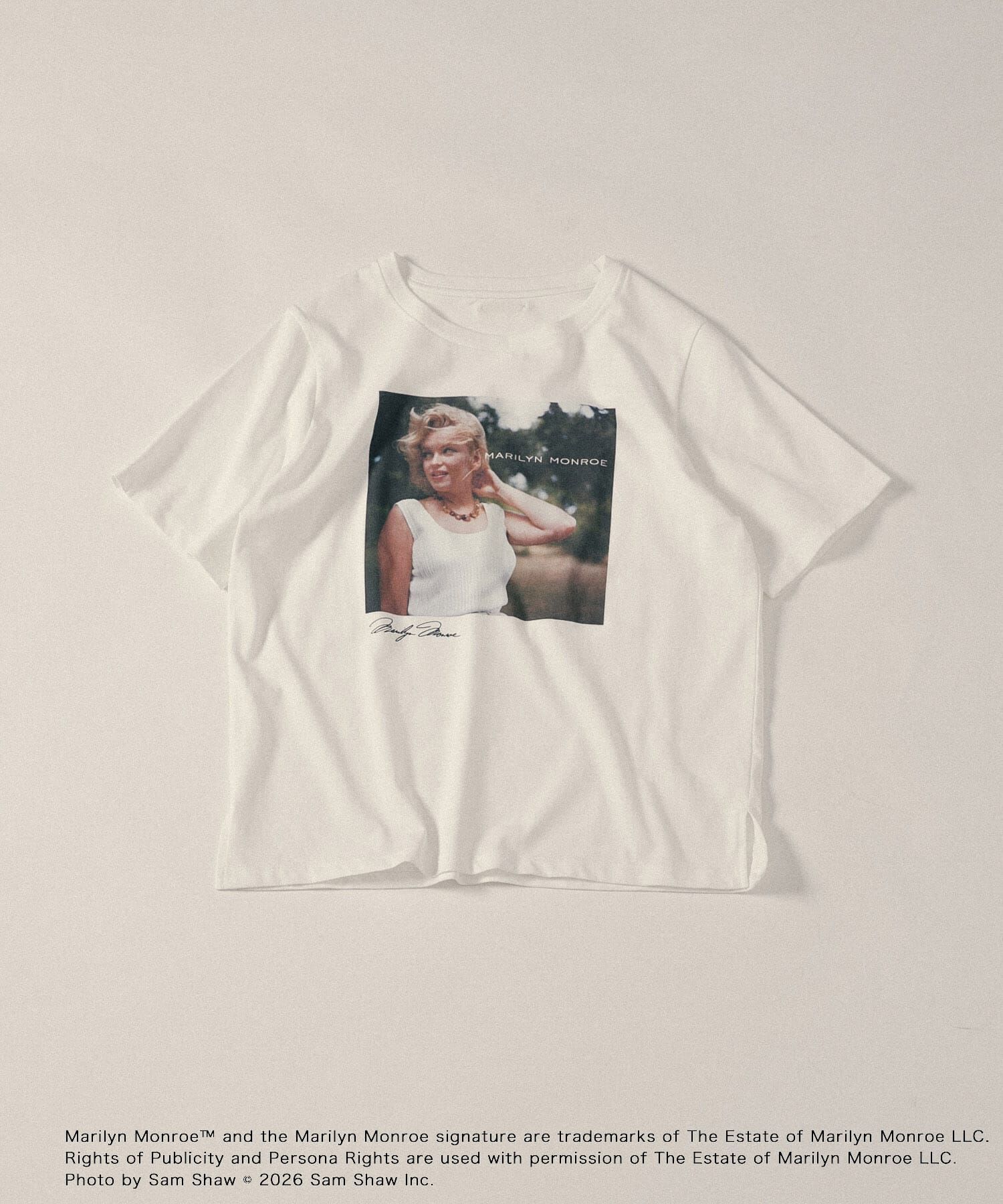 SENSE OF PLACE by URBAN RESEARCH「『別注』MARILYNMONROE&times;SENSE OF PLACE　グラフィックTシャツ」|Tシャツ・カットソー|