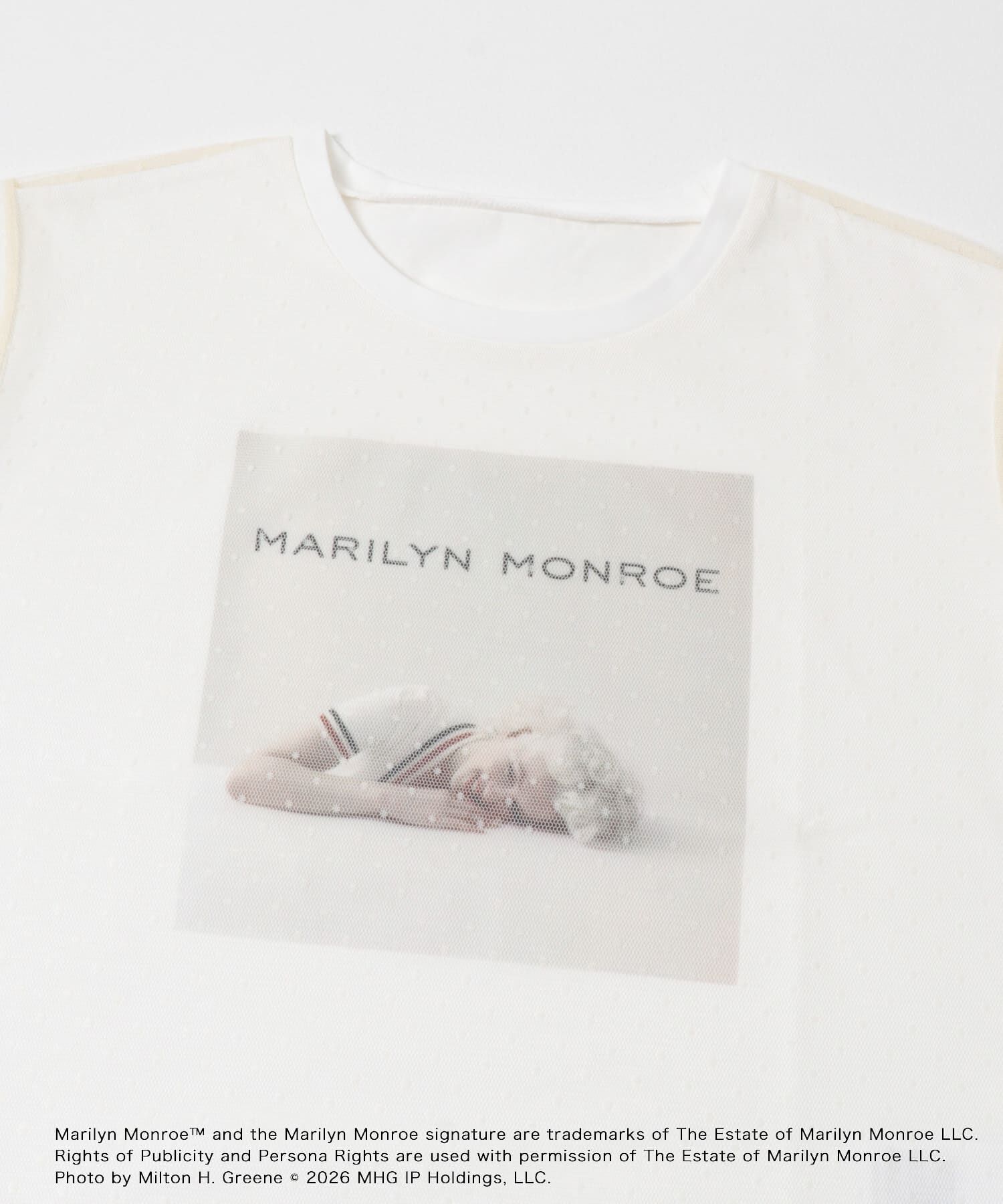SENSE OF PLACE by URBAN RESEARCH「『別注』MARILYNMONROE&times;SENSE OF PLACE　チュールグラフィックTシャツ」|Tシャツ・カットソー|