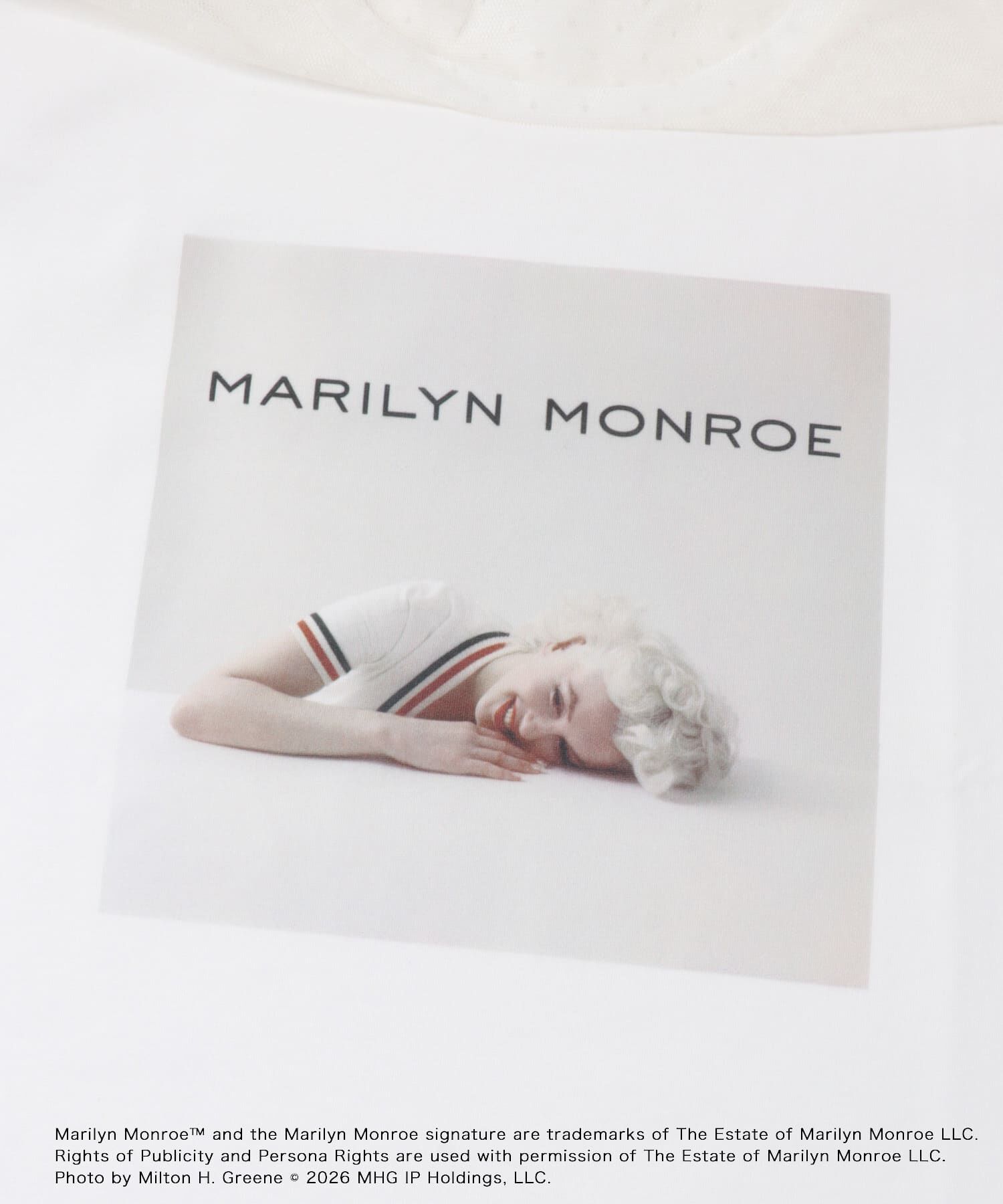 SENSE OF PLACE by URBAN RESEARCH「『別注』MARILYNMONROE&times;SENSE OF PLACE　チュールグラフィックTシャツ」|Tシャツ・カットソー|