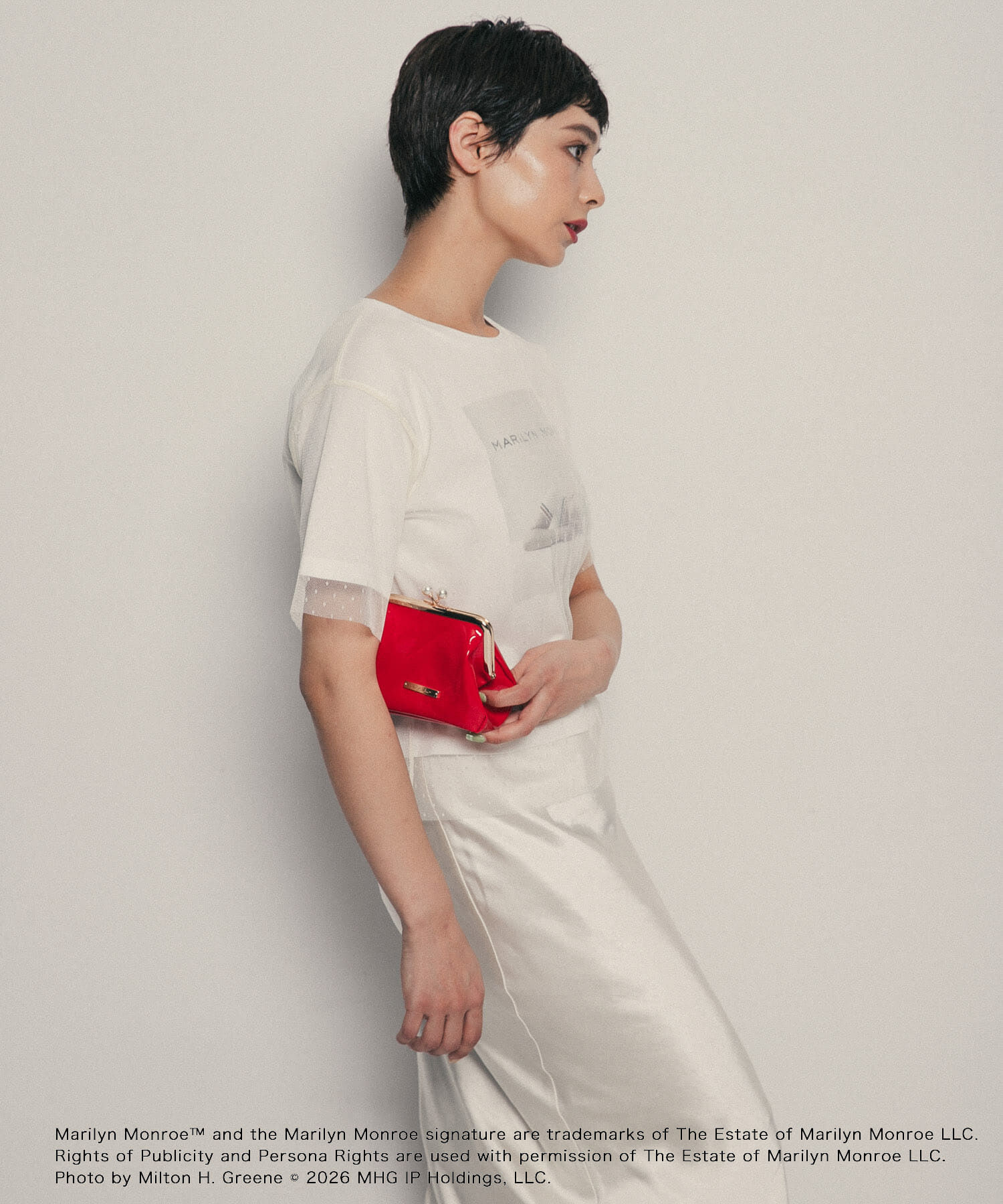SENSE OF PLACE by URBAN RESEARCH「『別注』MARILYNMONROE&times;SENSE OF PLACE　チュールグラフィックTシャツ」|Tシャツ・カットソー|