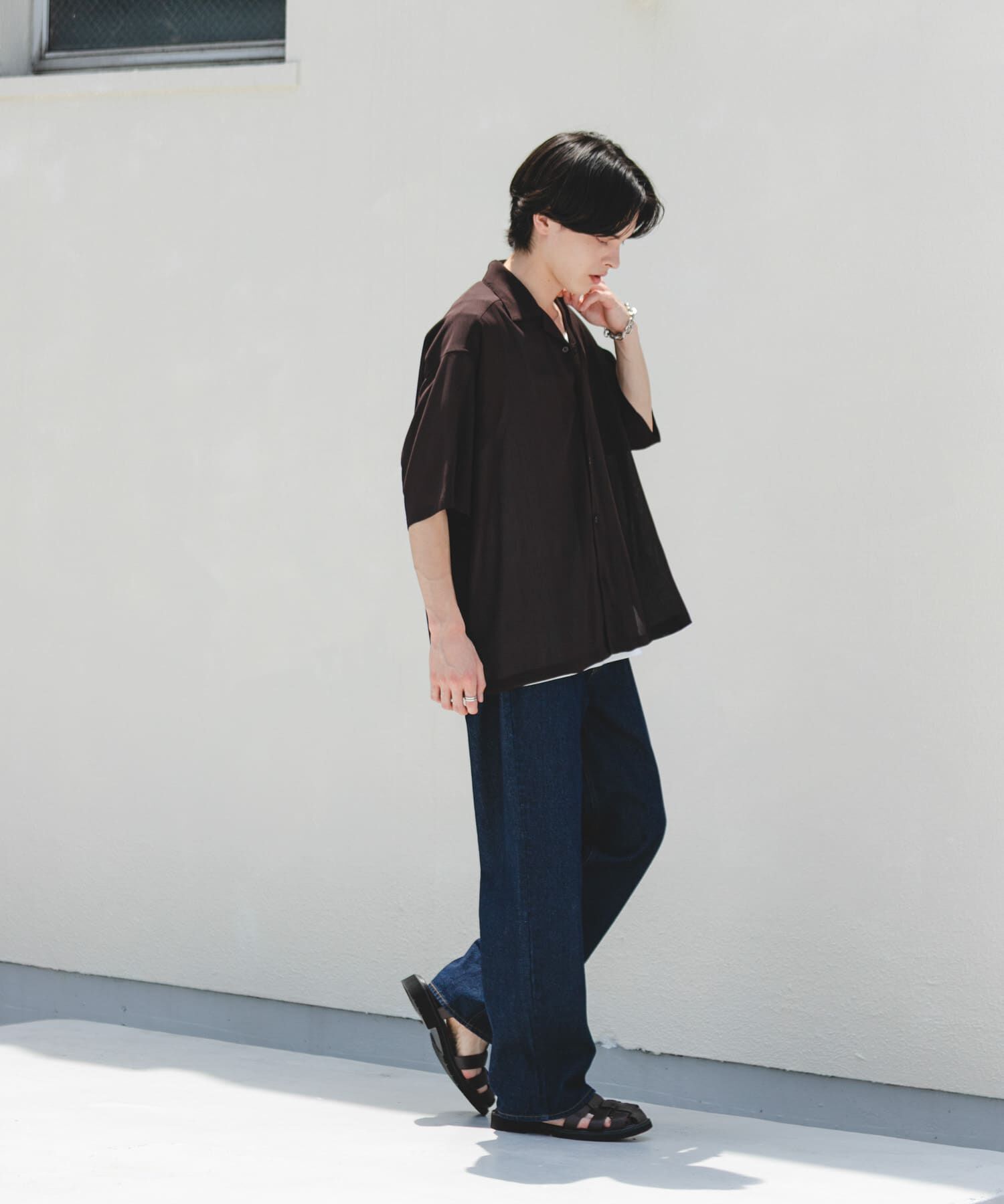 SENSE OF PLACE by URBAN RESEARCH「ストレートデニムパンツ」|デニム|