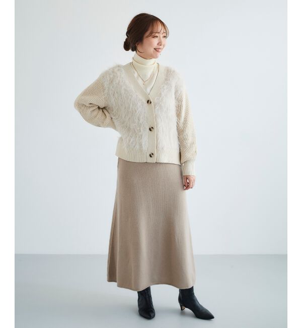 le.coeur blanc「ニットロングスカート」|スカート|