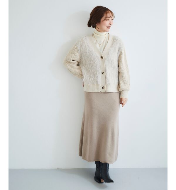 le.coeur blanc「ニットロングスカート」|スカート|