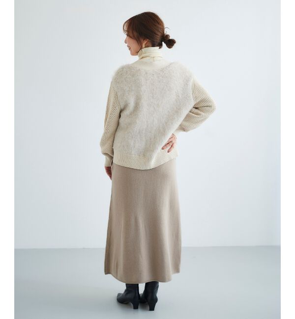 le.coeur blanc「ニットロングスカート」|スカート|