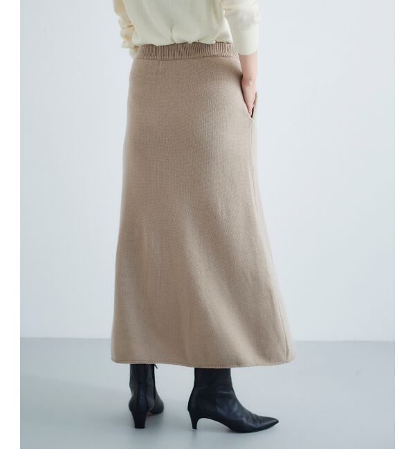 le.coeur blanc「ニットロングスカート」|スカート|