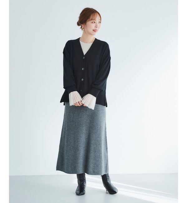 le.coeur blanc「ニットロングスカート」|スカート|