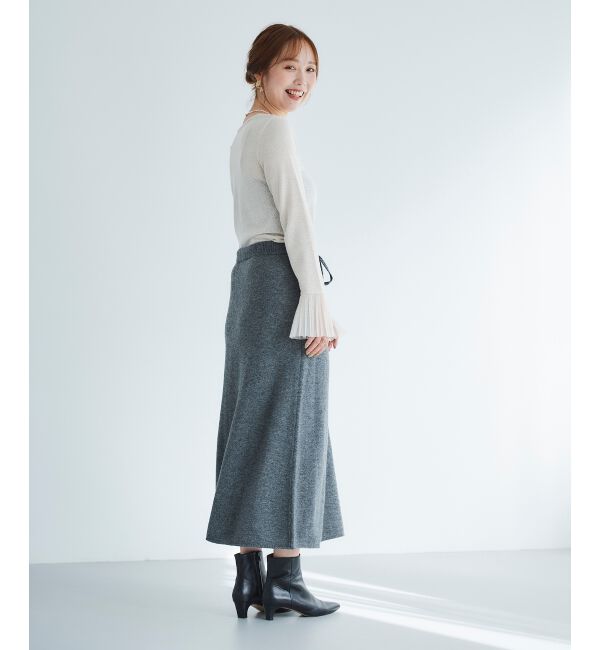 le.coeur blanc「ニットロングスカート」|スカート|