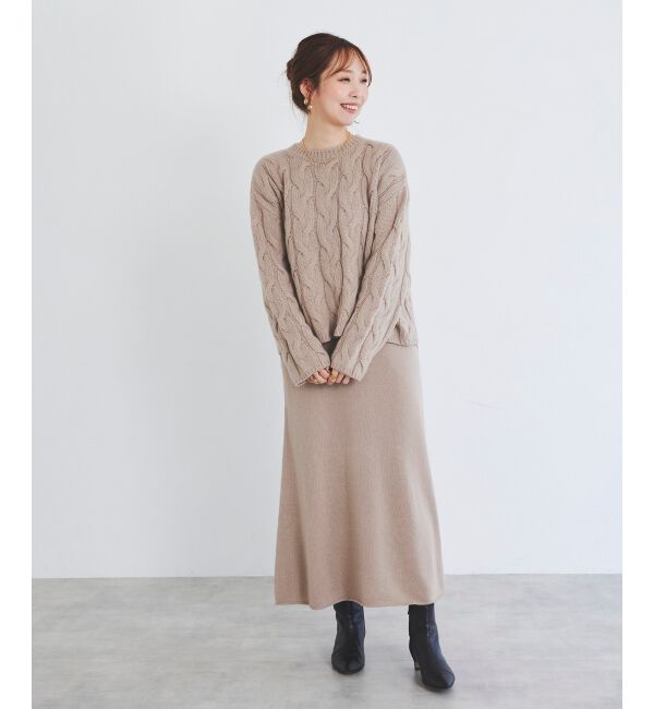 le.coeur blanc「ニットロングスカート」|スカート|