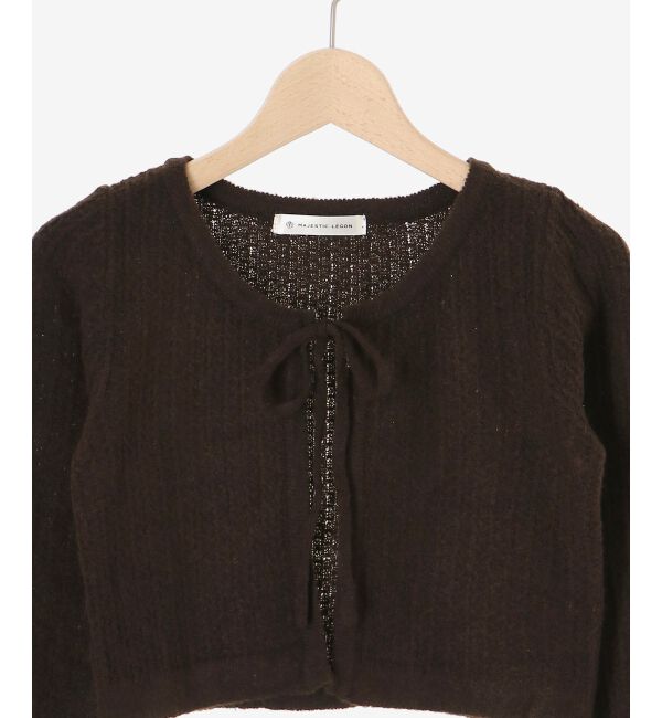MAJESTICLEGON「カーデセットミニキャミワンピース」|ワンピース|