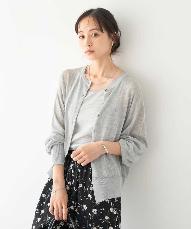 earth music&ecology「エッジチュールラメテレコタンクトップ」|インナー|