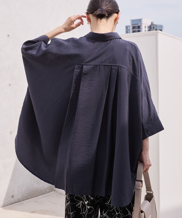 AMERICAN HOLIC「【WEB限定】接触冷感Wポケットシャツチュニック」|シャツ・ブラウス|