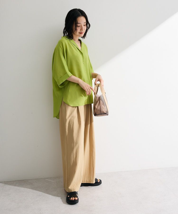 Green Parks「【WEB限定】開襟シアージャケット風シャツⅡ」|シャツ・ブラウス|