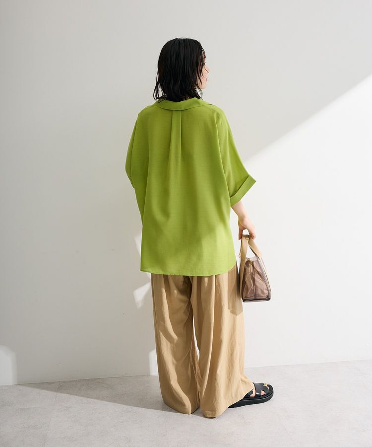 Green Parks「【WEB限定】開襟シアージャケット風シャツⅡ」|シャツ・ブラウス|