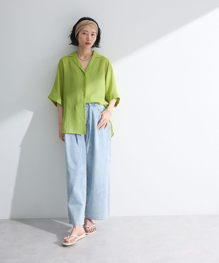 Green Parks「【WEB限定】開襟シアージャケット風シャツⅡ」|シャツ・ブラウス|