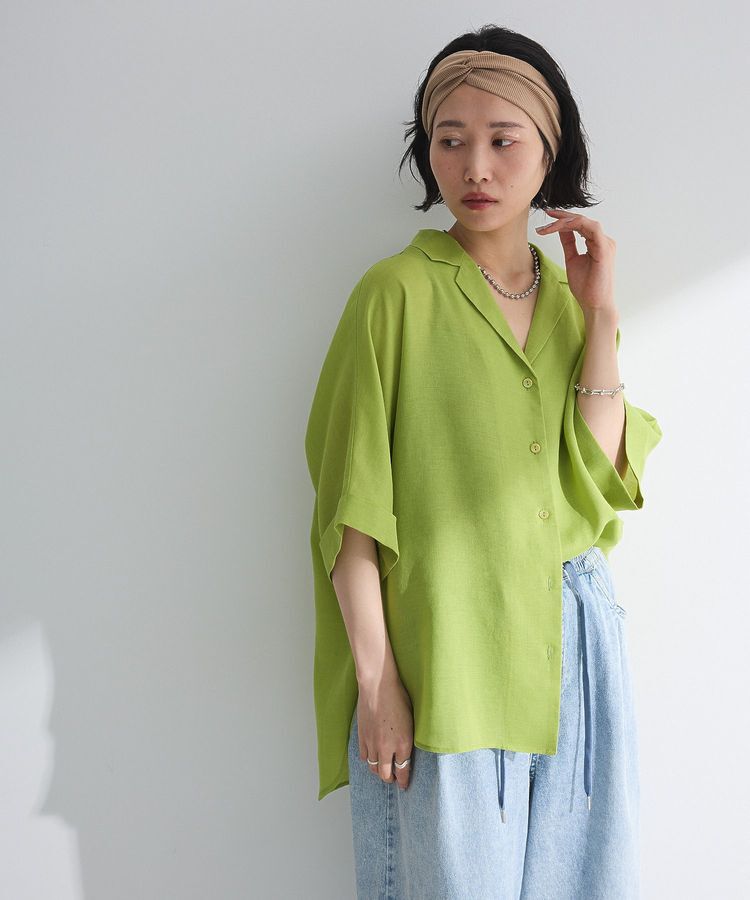 Green Parks「【WEB限定】開襟シアージャケット風シャツⅡ」|シャツ・ブラウス|