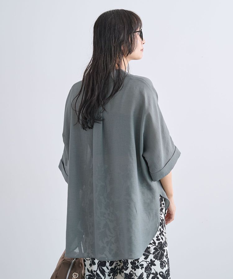 Green Parks「【WEB限定】開襟シアージャケット風シャツⅡ」|シャツ・ブラウス|