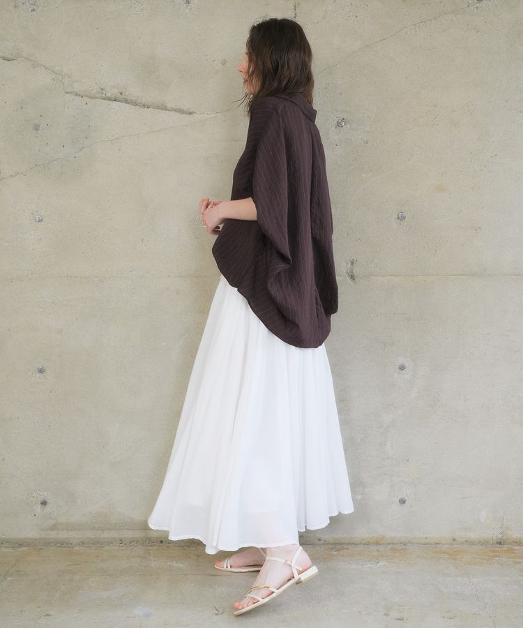 YECCA VECCA「【セットアップ可能】ストライプ柄シャツ」|シャツ・ブラウス|