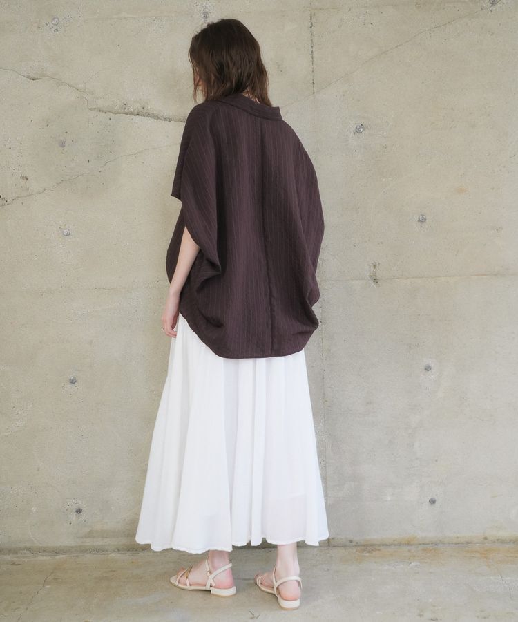 YECCA VECCA「【セットアップ可能】ストライプ柄シャツ」|シャツ・ブラウス|