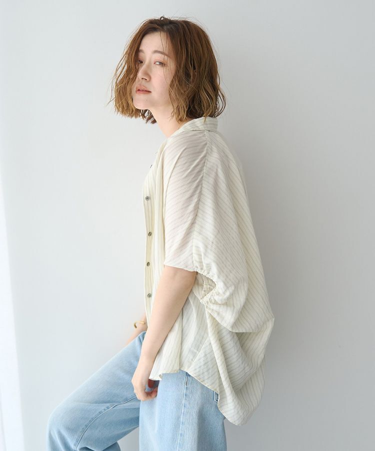 YECCA VECCA「【セットアップ可能】ストライプ柄シャツ」|シャツ・ブラウス|