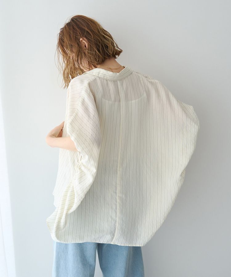 YECCA VECCA「【セットアップ可能】ストライプ柄シャツ」|シャツ・ブラウス|