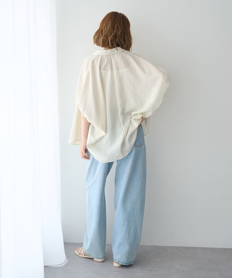 YECCA VECCA「【セットアップ可能】ストライプ柄シャツ」|シャツ・ブラウス|