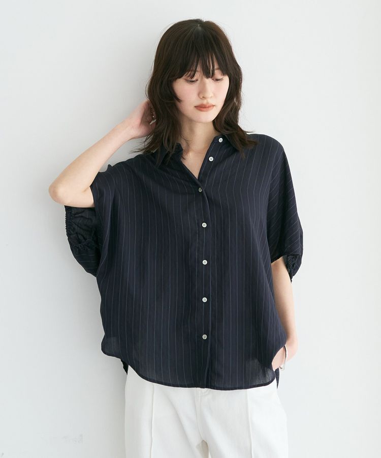 YECCA VECCA「【セットアップ可能】ストライプ柄シャツ」|シャツ・ブラウス|