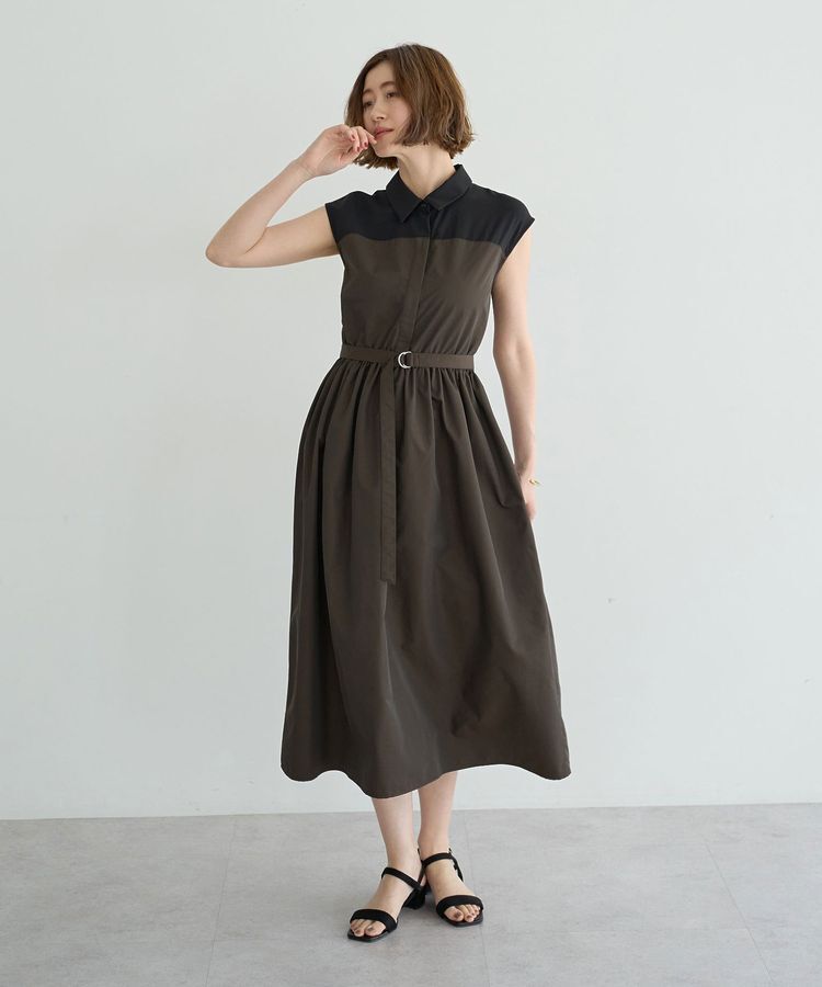YECCA VECCA「ドッキングワンピース」|ワンピース|Dark Brown