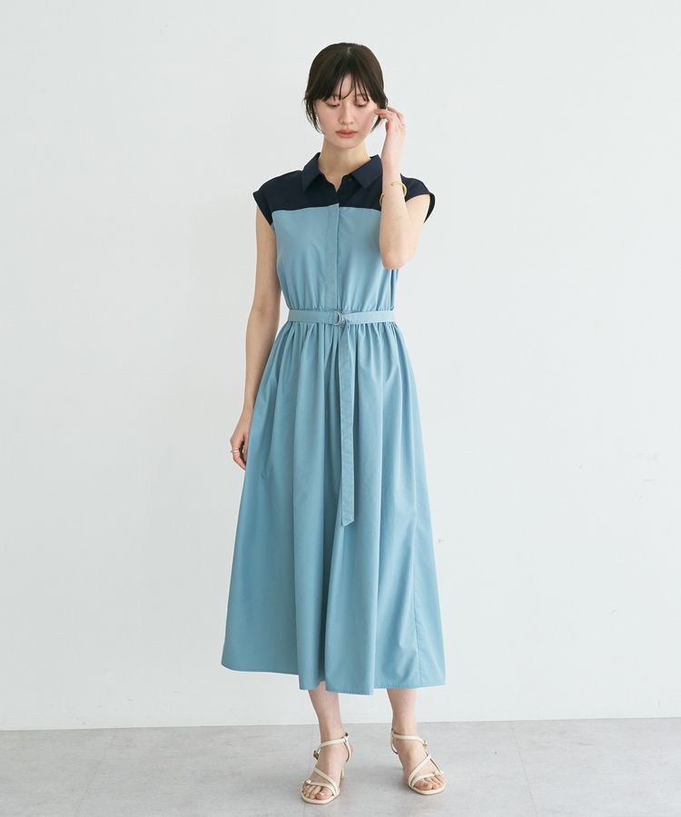 YECCA VECCA「ドッキングワンピース」|ワンピース|Blue