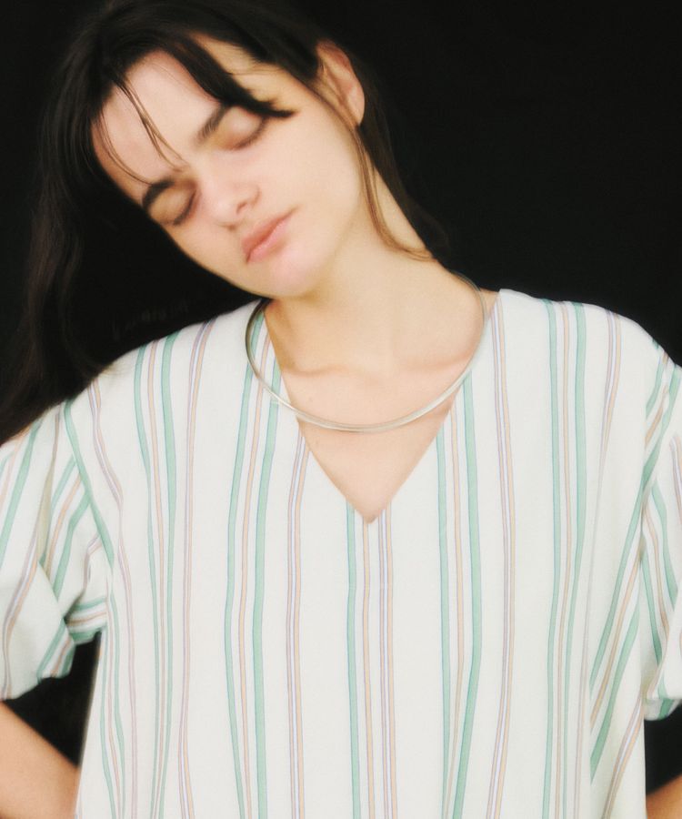 GARAGE OF GOOD CLOTHING「ミニマルカーブチョーカー」|ネックレス|
