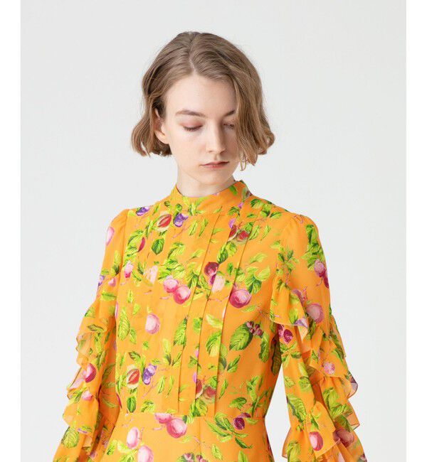 LOULOU WILLOUGHBY「【LOULOU WILLOUGHBY】RATTTIフルーツワンピース」|ワンピース|