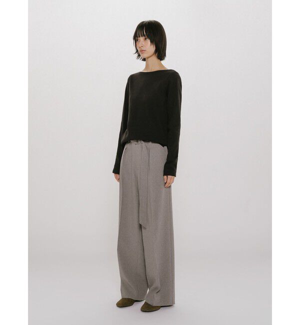 MIDIUMISOLID「MIDIUMISOLID for Ladies リブプルオーバー」|Tシャツ・カットソー|