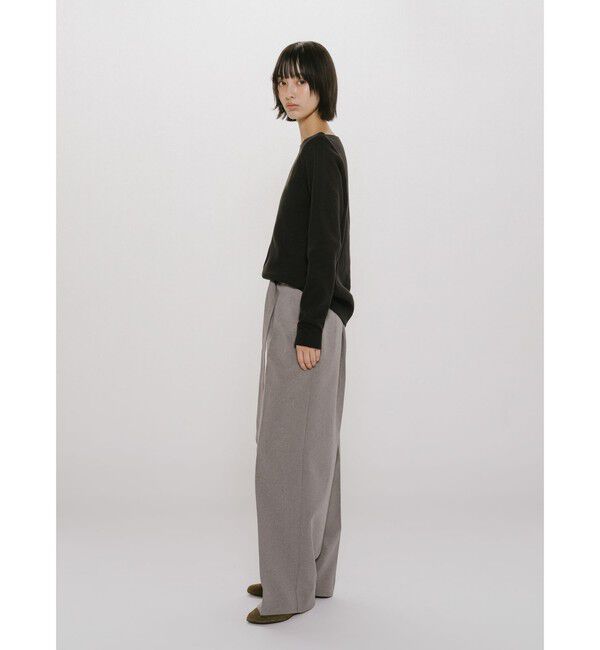 MIDIUMISOLID「MIDIUMISOLID for Ladies リブプルオーバー」|Tシャツ・カットソー|