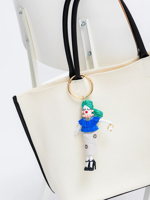 Te chichi「フラワースカートガール チャーム」|その他|ブルー