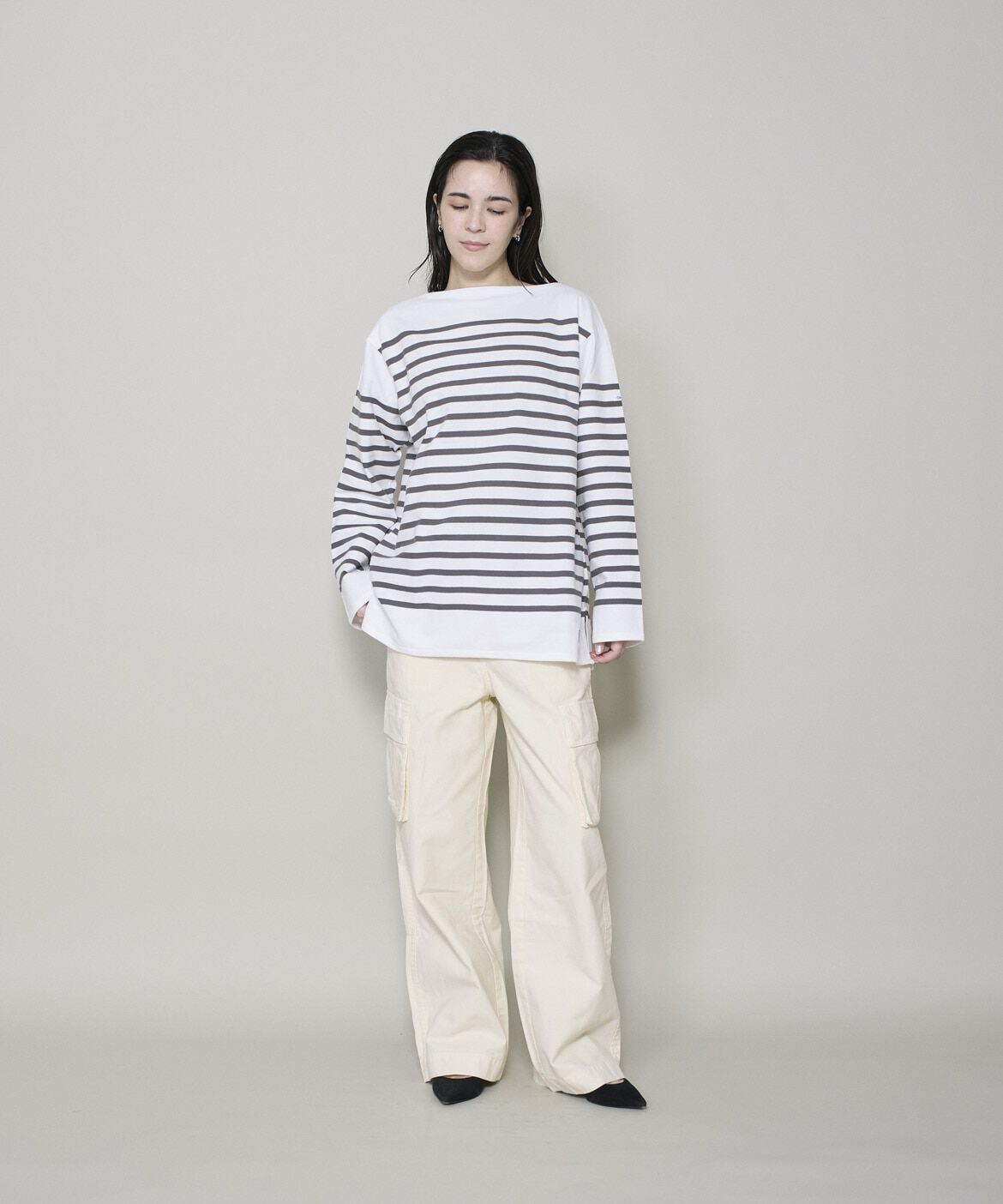 INED「バスクシャツ《ORCIVAL》」|Tシャツ・カットソー|