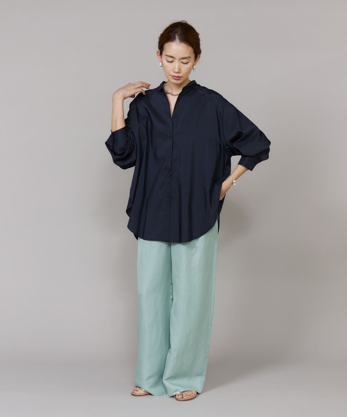 Le Souk「《大きいサイズ》ロングシャツ」|シャツ・ブラウス|