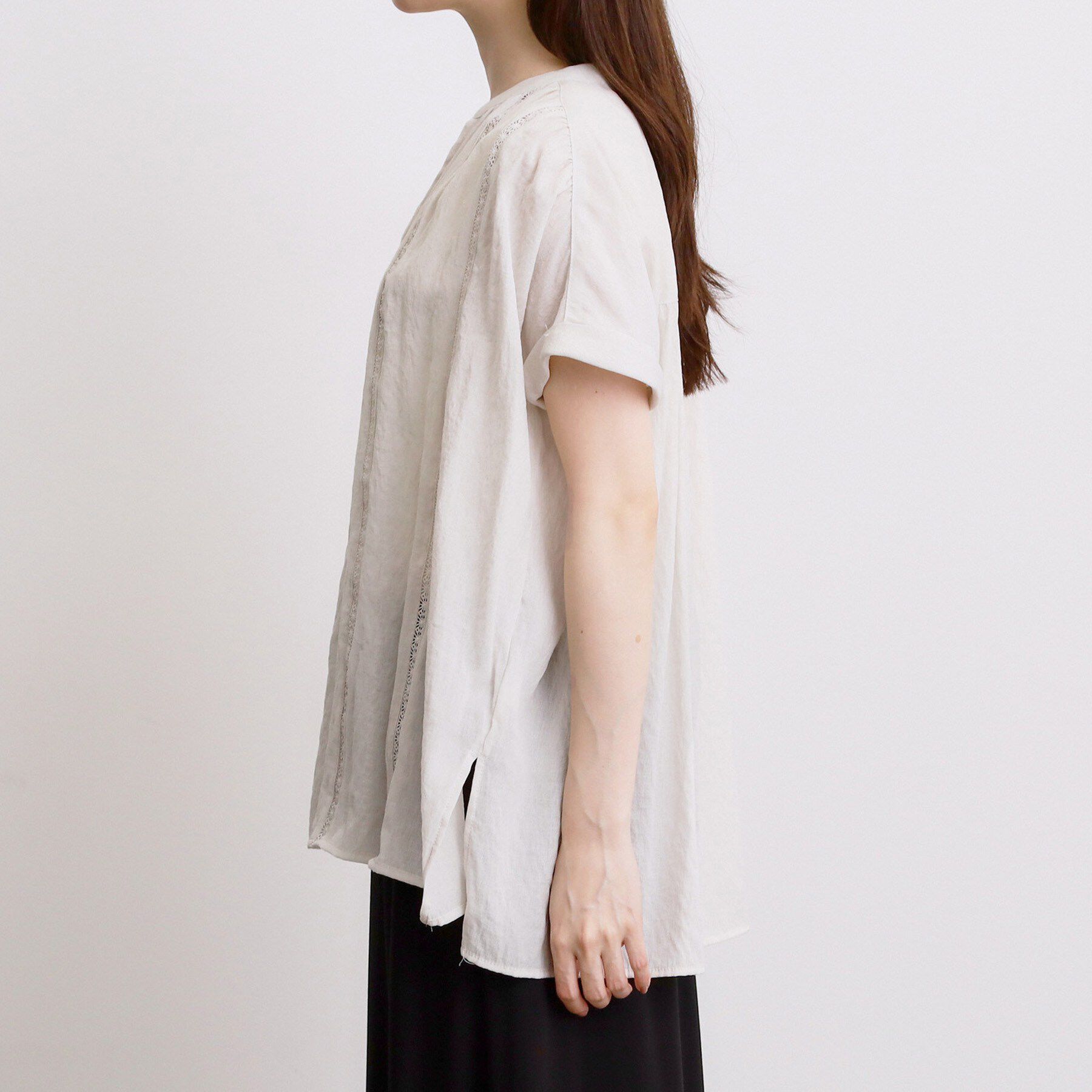 grove「【体系カバー◎】レースデザインスキッパーブラウス」|シャツ・ブラウス|