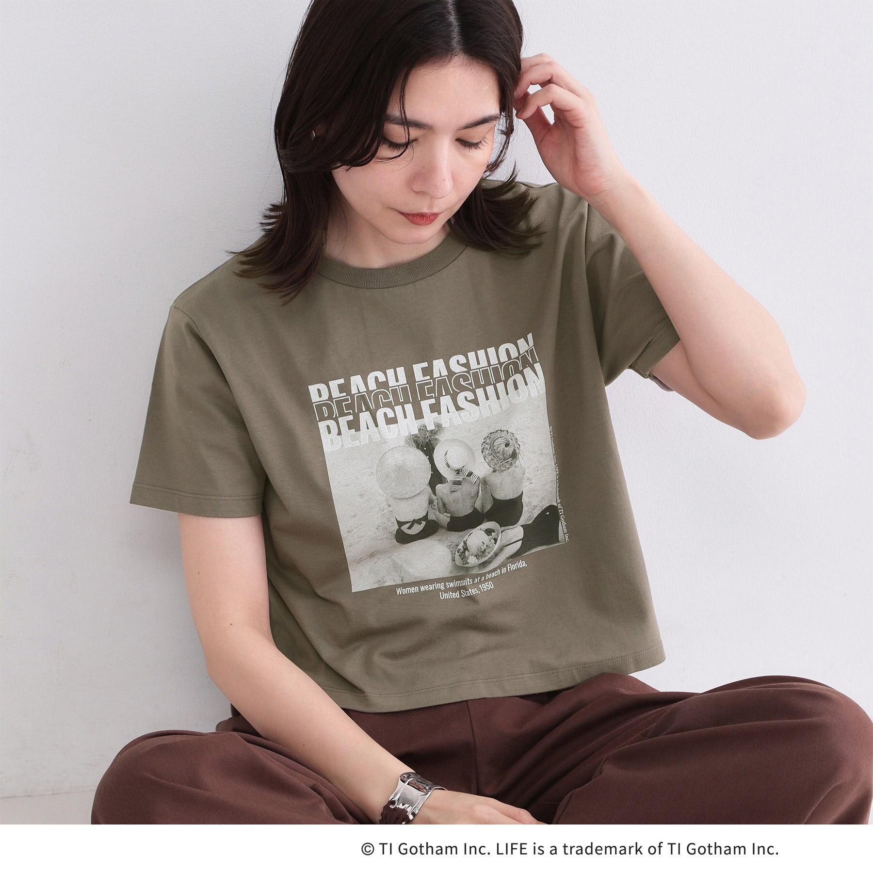 OPAQUE.CLIP「【LIFE PICTURE COLLECTION】アソートフォトTシャツ」|Tシャツ・カットソー|チャコールグレー(0