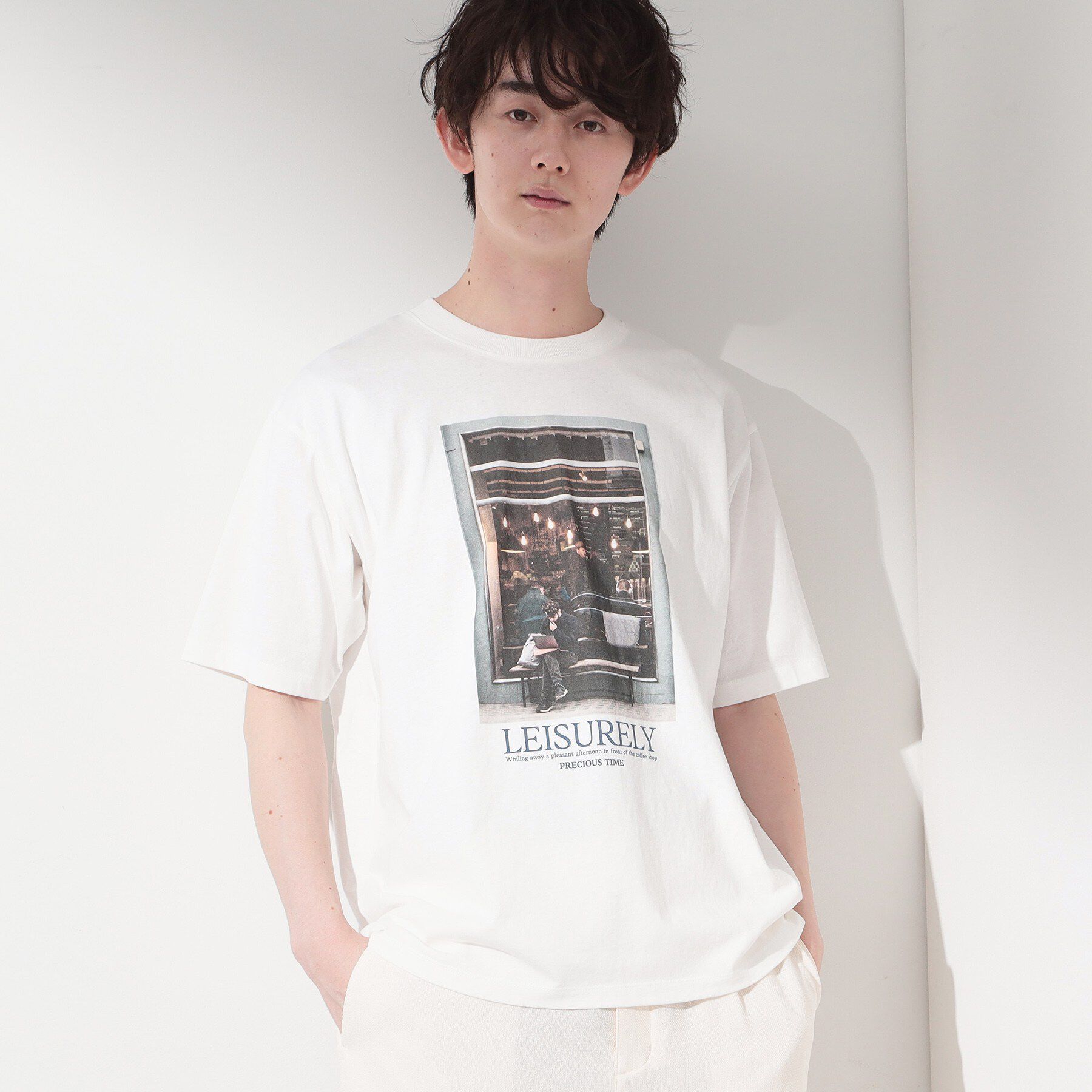 THE SHOP TK「モノクロ フォトグラフィー 半袖Tシャツ 洗濯機OK」|Tシャツ・カットソー|