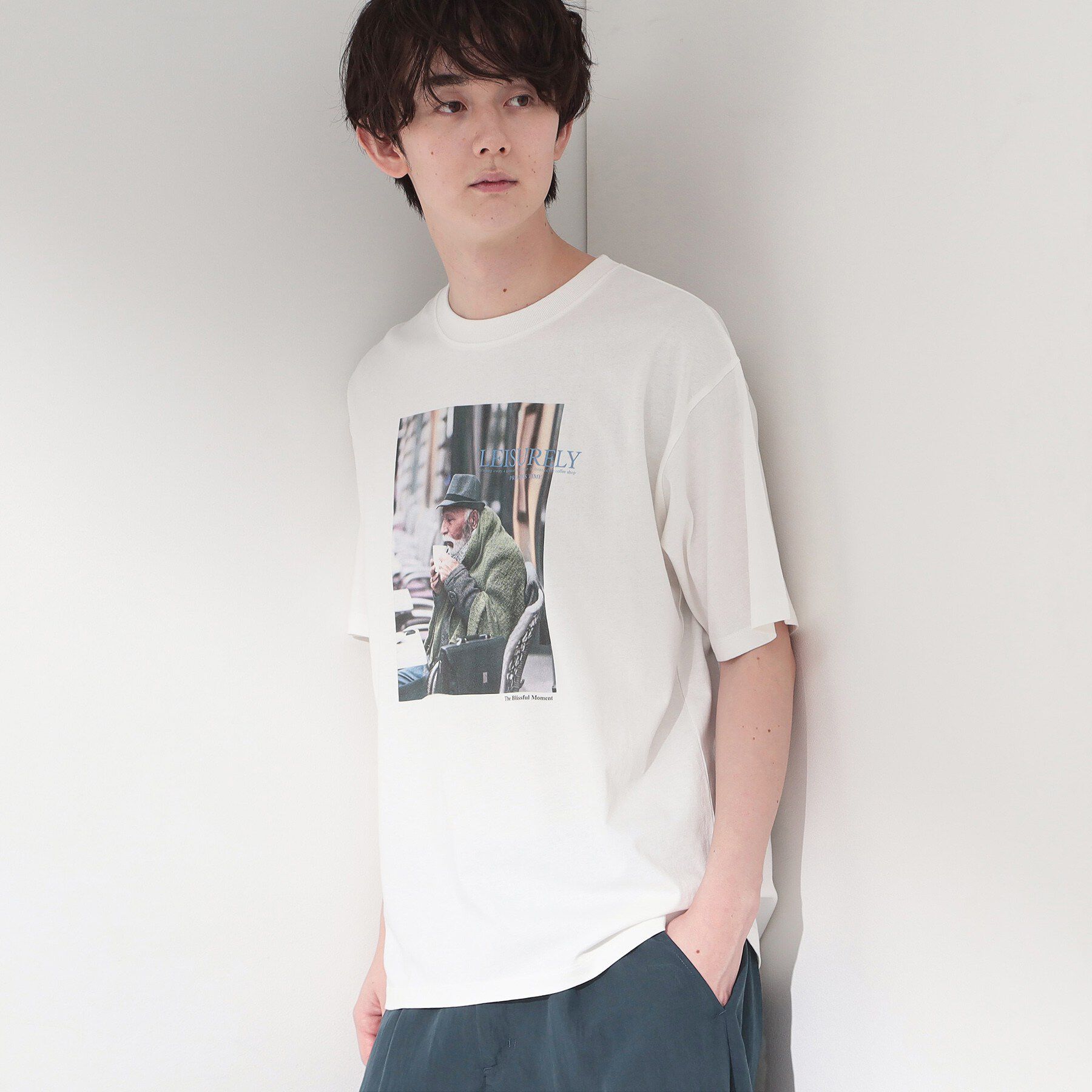 THE SHOP TK「モノクロ フォトグラフィー 半袖Tシャツ 洗濯機OK」|Tシャツ・カットソー|