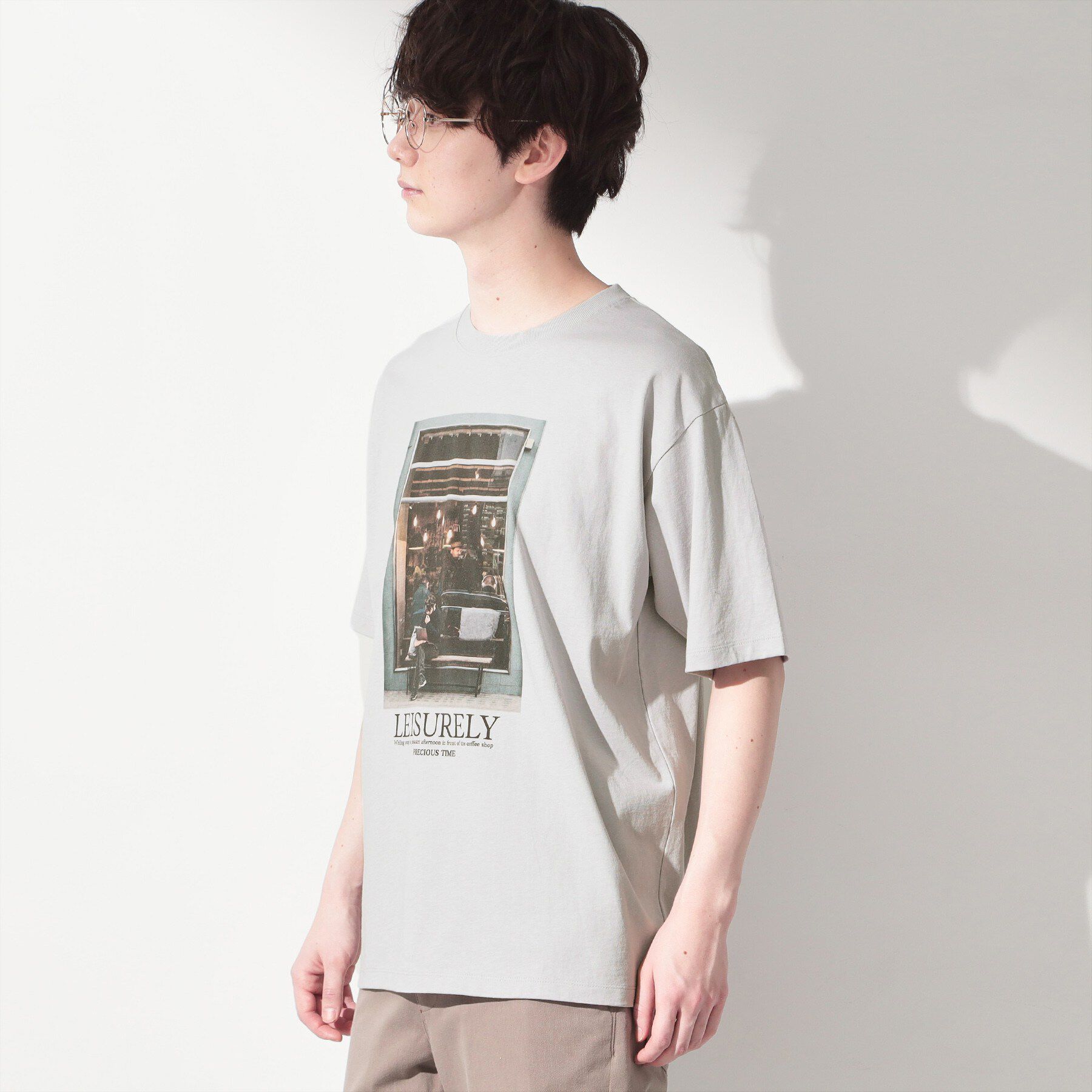 THE SHOP TK「モノクロ フォトグラフィー 半袖Tシャツ 洗濯機OK」|Tシャツ・カットソー|