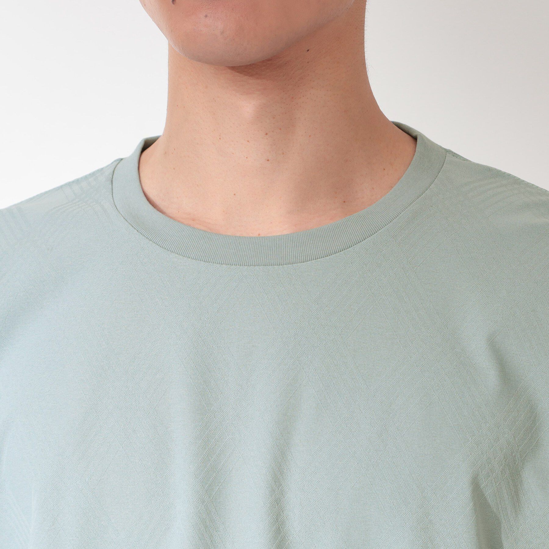THE SHOP TK「【接触冷感／吸水速乾／UVカット】パーフェクテック リンクス柄 半袖Tシャツ」|Tシャツ・カットソー|